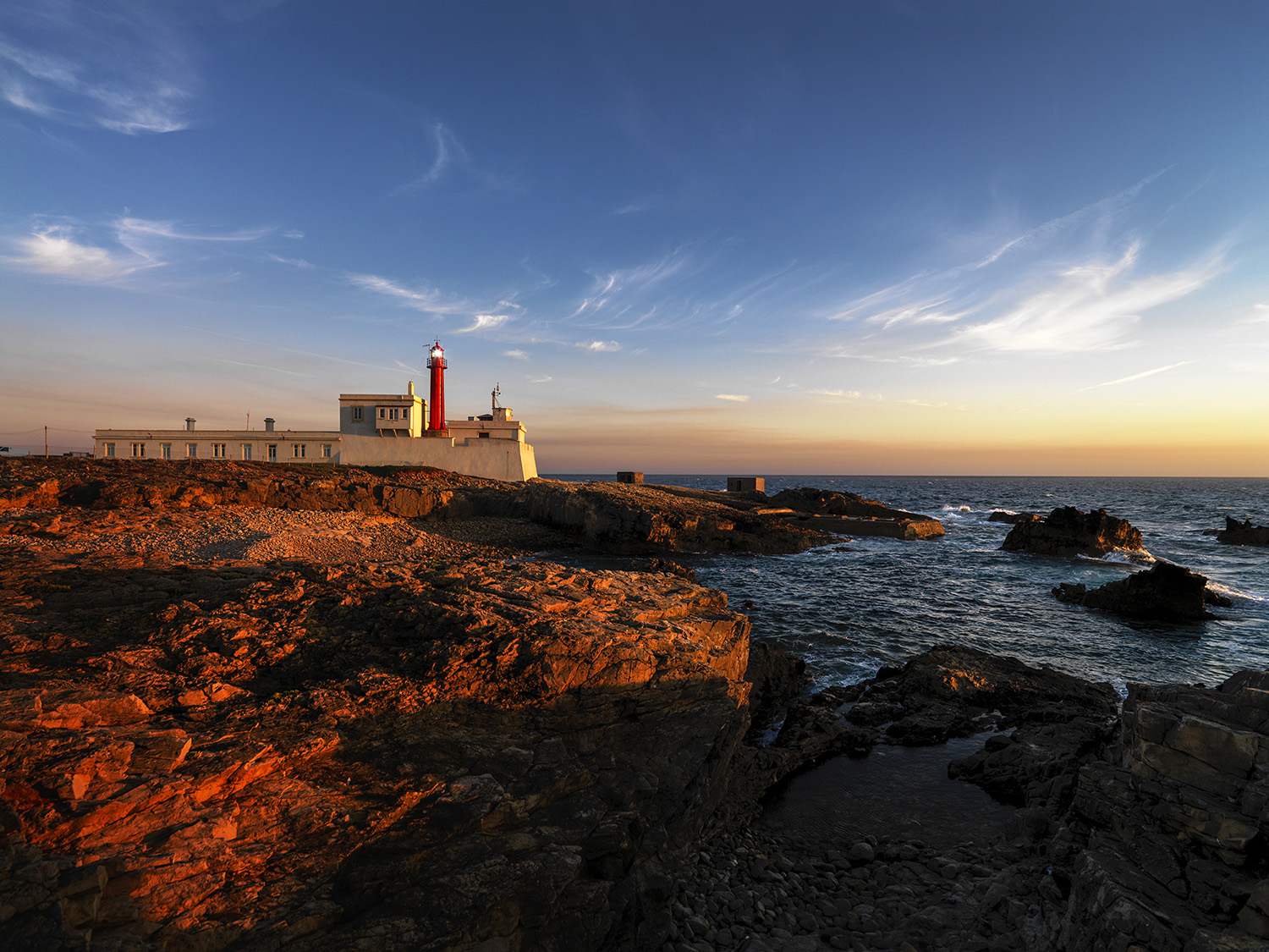 Lighthouse Cabo Raso-Portuga